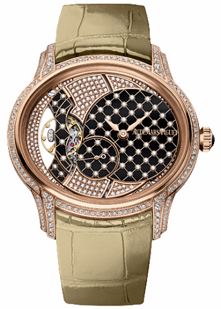 Review Audemars Piguet 77249OR.ZZ.A205CR.01 Millenary Hand-Wound watch replica